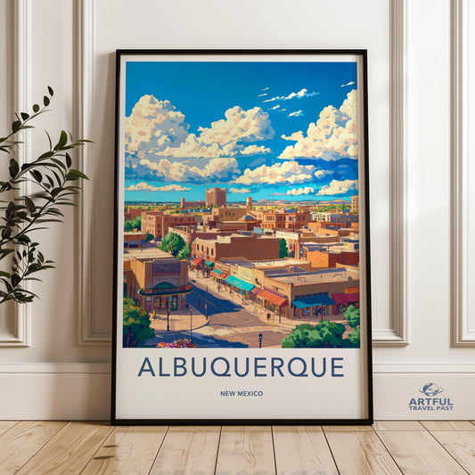 Albuquerque Poster - New Mexico Wall Art