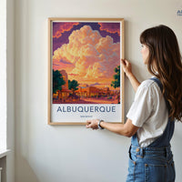 Albuquerque Poster - New Mexico Wall Art