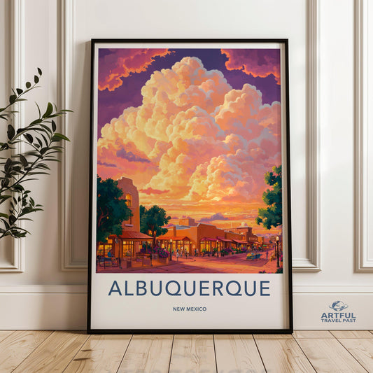 Albuquerque Poster - New Mexico Wall Art