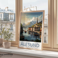 Ålesund Poster - Norway Wall Art
