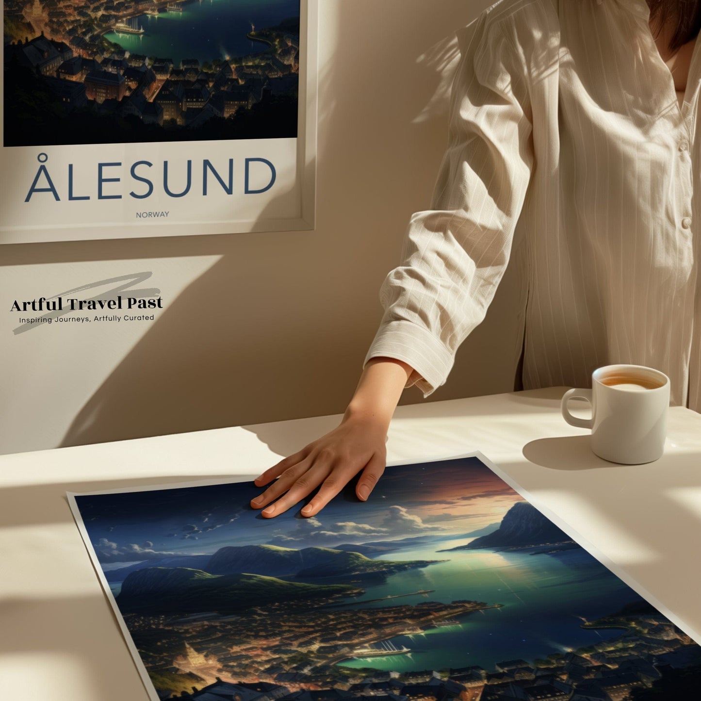 Ålesund Poster - Norway Wall Art