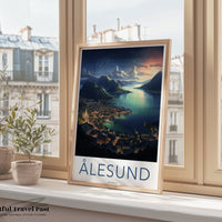 Ålesund Poster - Norway Wall Art