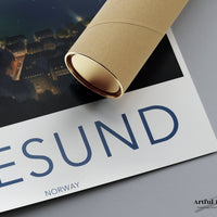 Ålesund Poster - Norway Wall Art