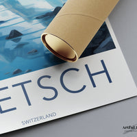 Aletsch Glacier Poster - Switzerland Wall Art