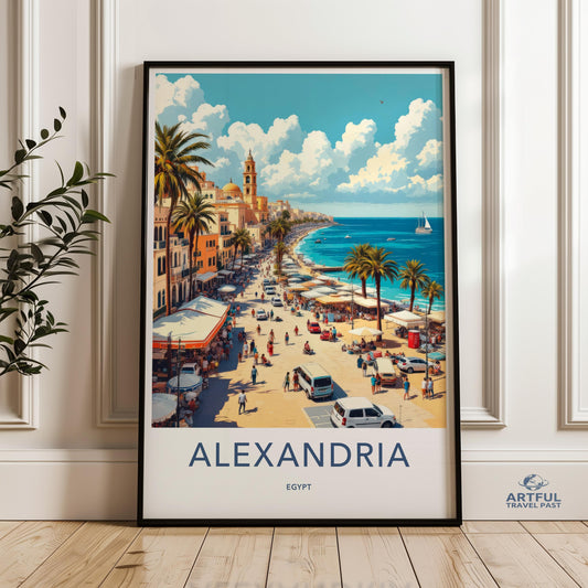 Alexandria Poster - Egypt Wall Art