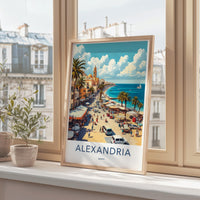 Alexandria Poster - Egypt Wall Art