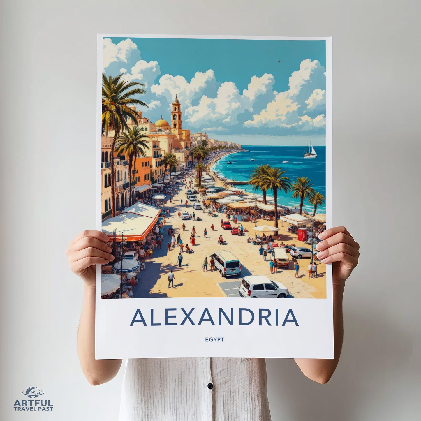 Alexandria Poster - Egypt Wall Art