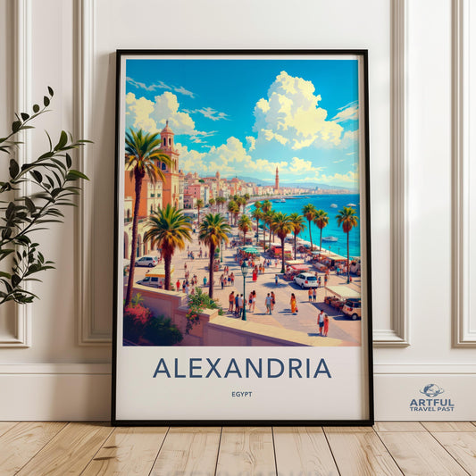 Alexandria Poster - Egypt Wall Art
