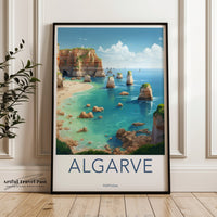 Algarve Poster | Portugal Wall Art | Europe Decor