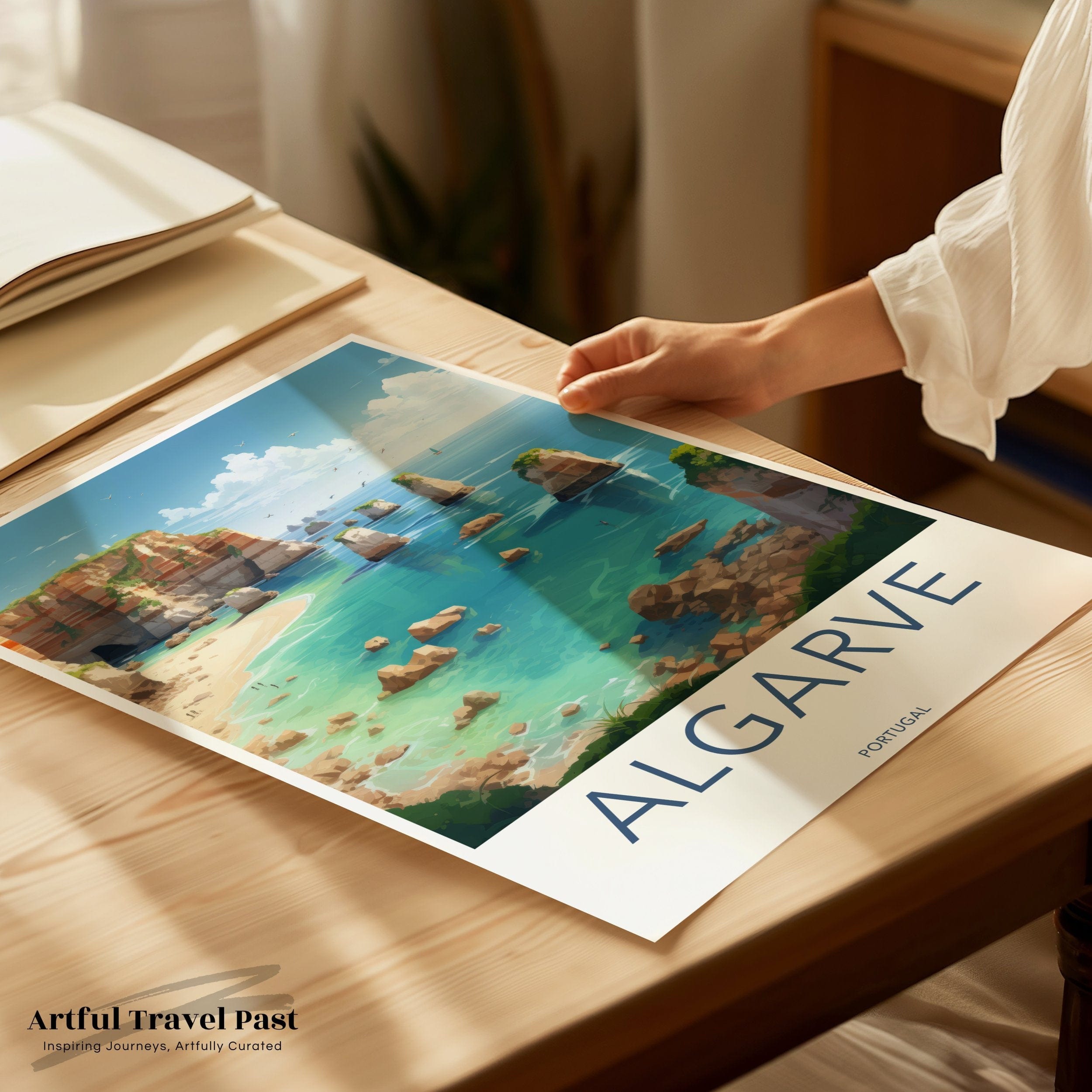Algarve Poster | Portugal Wall Art | Europe Decor