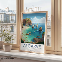 Algarve Poster | Portugal Wall Art | Europe Decor