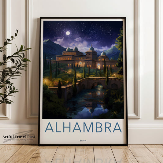 Alhambra Poster - Spain Wall Art