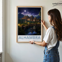 Alhambra Poster - Spain Wall Art