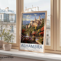 Alhambra Poster - Spain Wall Art