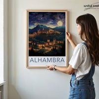 Alhambra Poster - Spain Wall Art