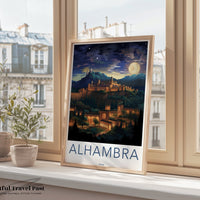 Alhambra Poster - Spain Wall Art