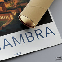 Alhambra Poster - Spain Wall Art