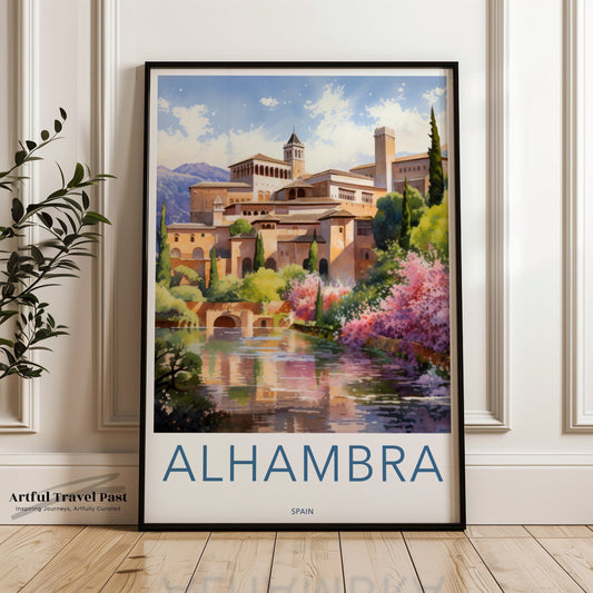 Alhambra Poster - Spain Wall Art