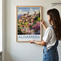 Alhambra Poster - Spain Wall Art