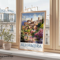 Alhambra Poster - Spain Wall Art