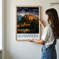 Alhambra Poster - Spain Wall Art