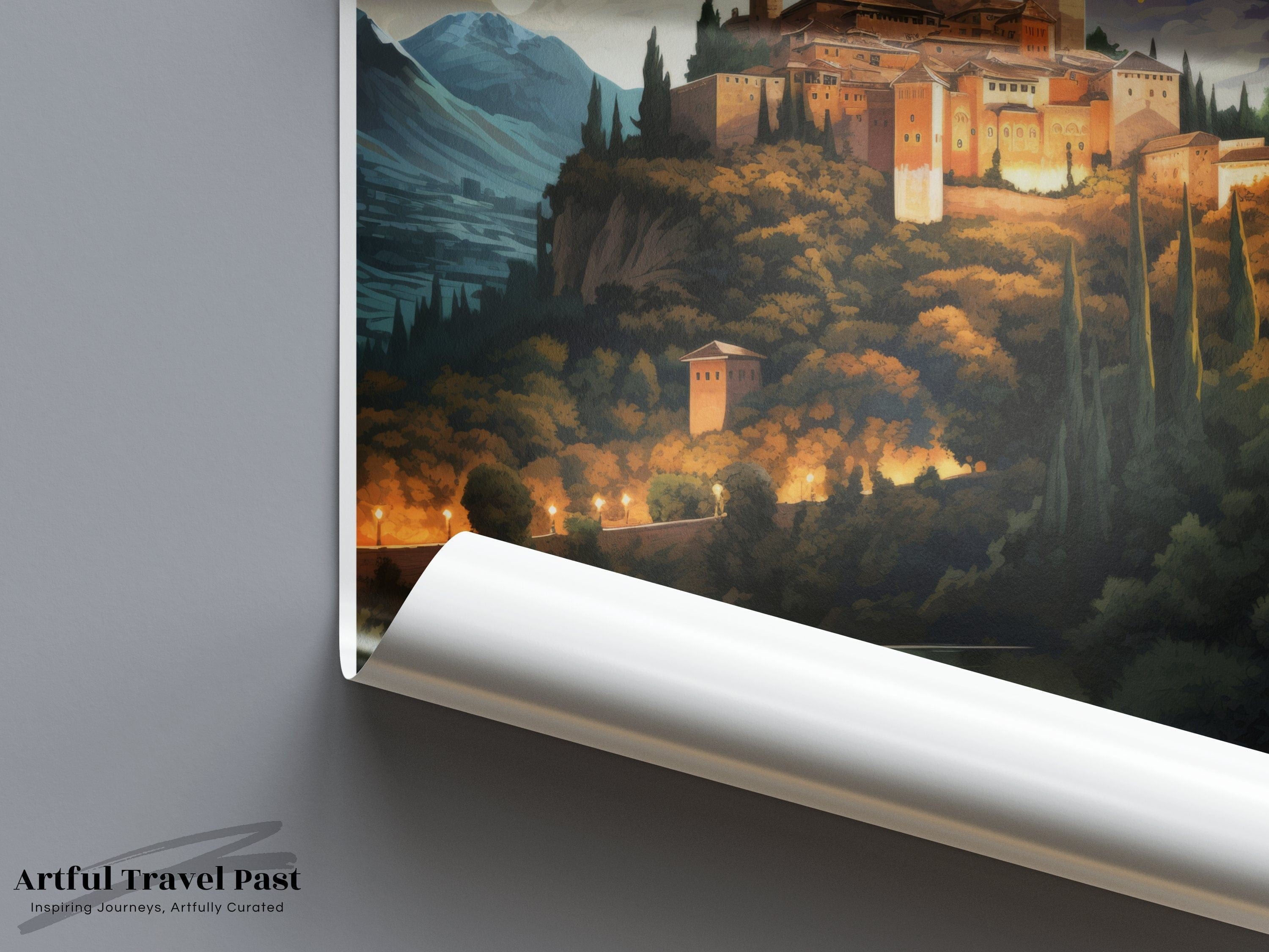 Alhambra Poster - Spain Wall Art