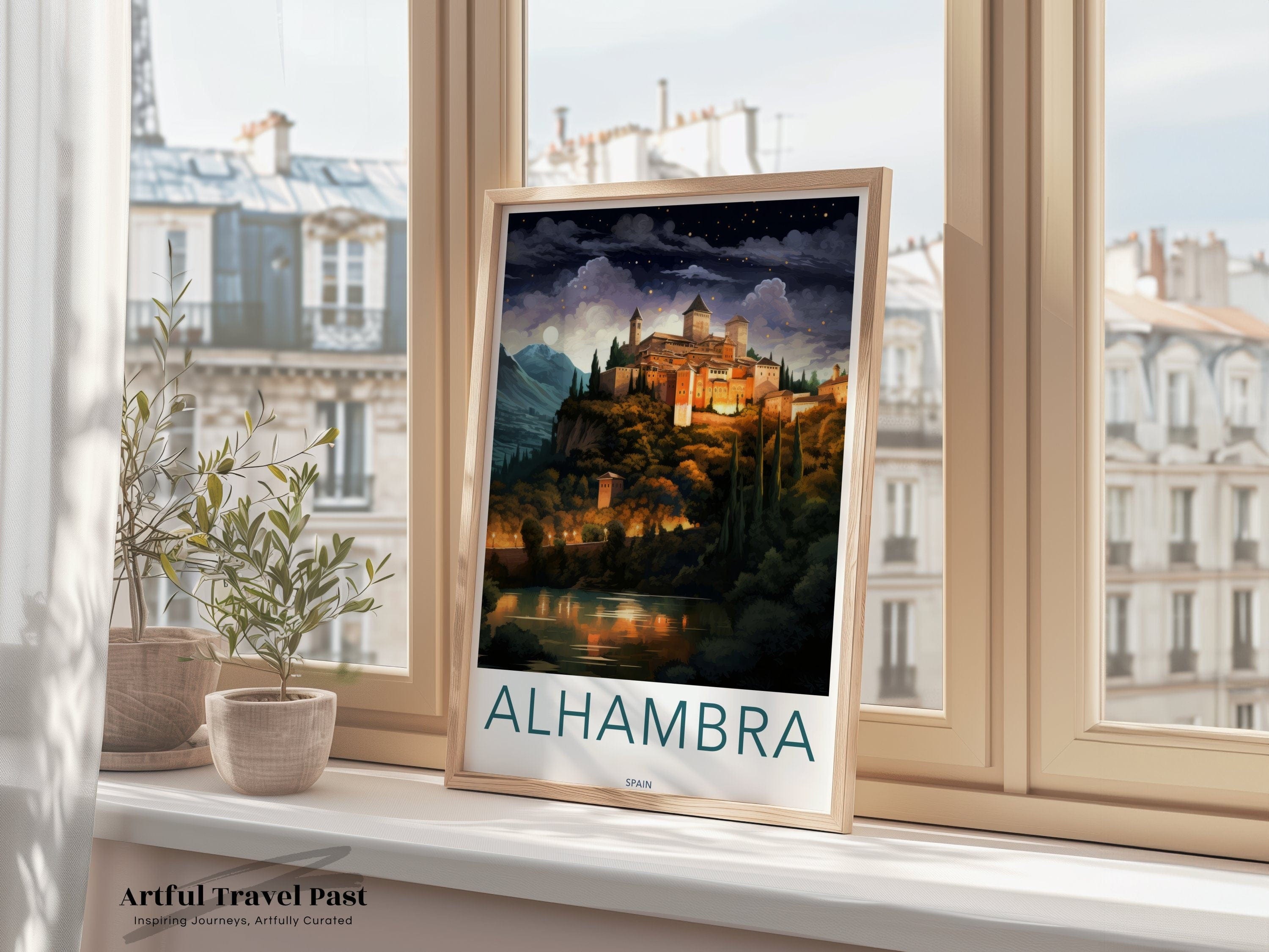Alhambra Poster - Spain Wall Art