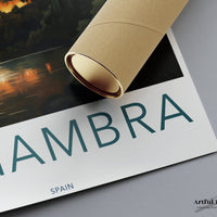 Alhambra Poster - Spain Wall Art
