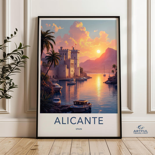 Alicante Poster - Spain Wall Art
