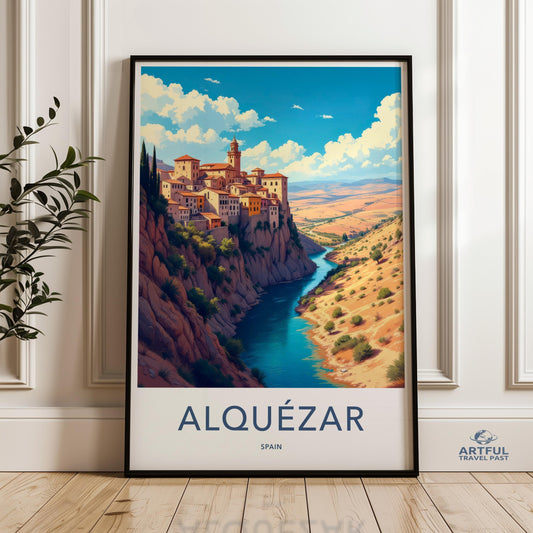 Alquezar Spain Poster