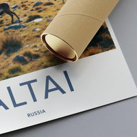 Altai Mountains Poster | Russia Wall Art | Eastern Europe