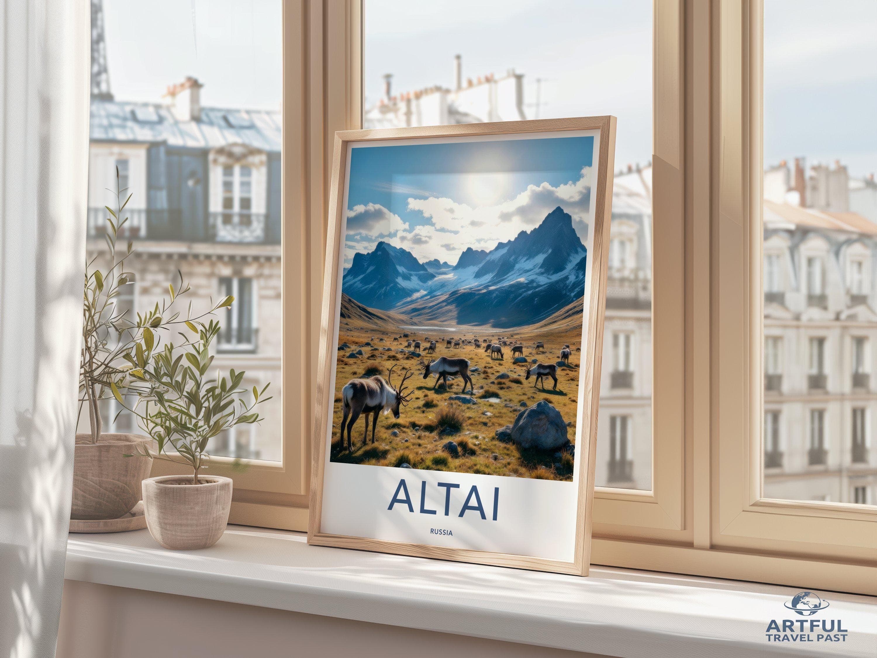 Altai Mountains Poster | Russia Wall Art | Eastern Europe