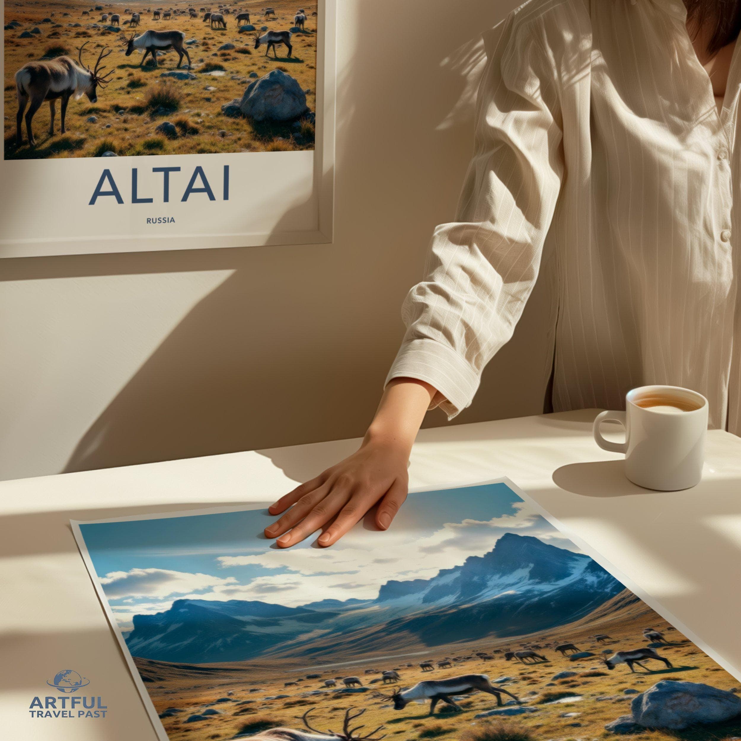 Altai Mountains Poster | Russia Wall Art | Eastern Europe