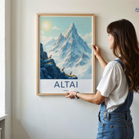Altai Poster | Russia Wall Art | Eastern Europe Decor