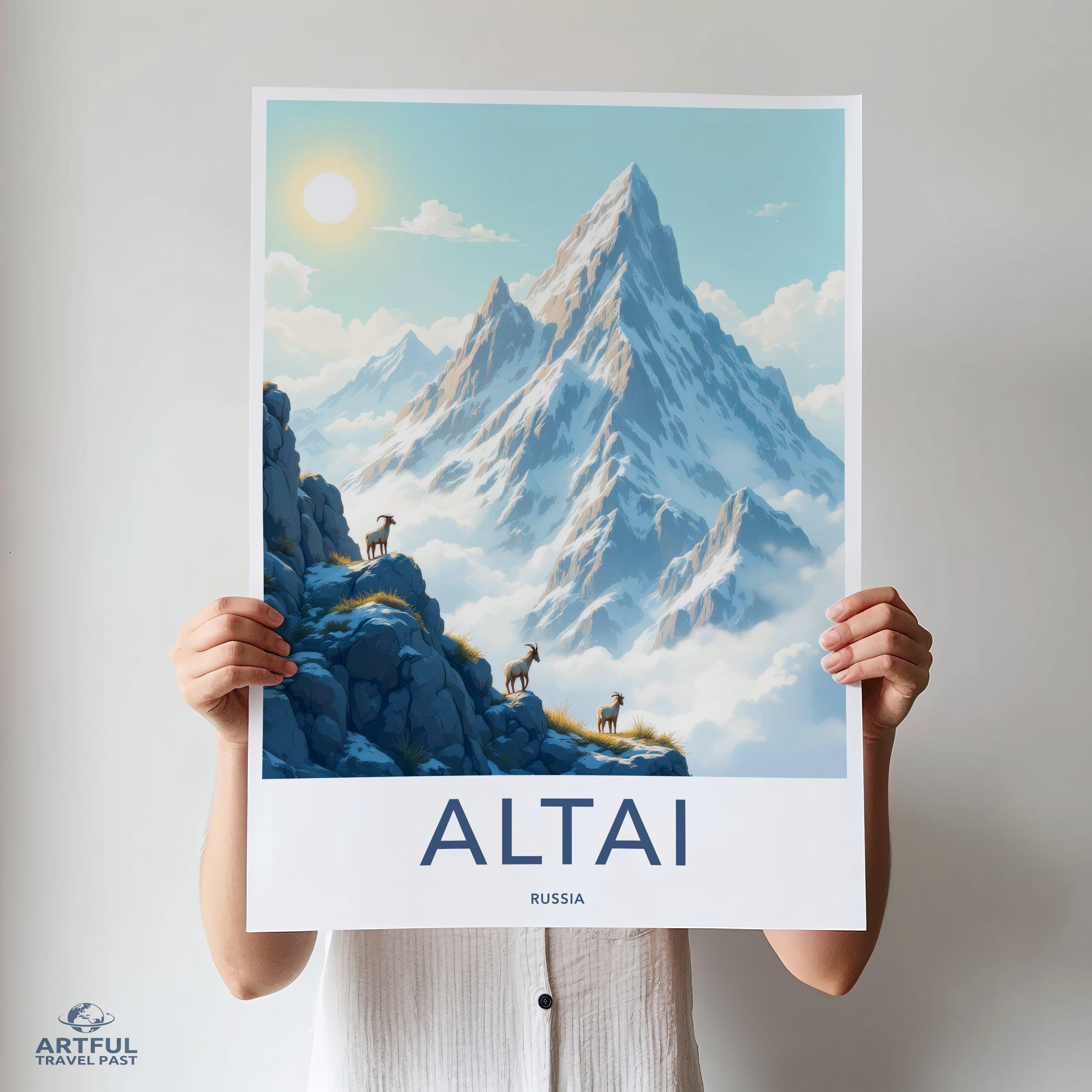 Altai Poster | Russia Wall Art | Eastern Europe Decor