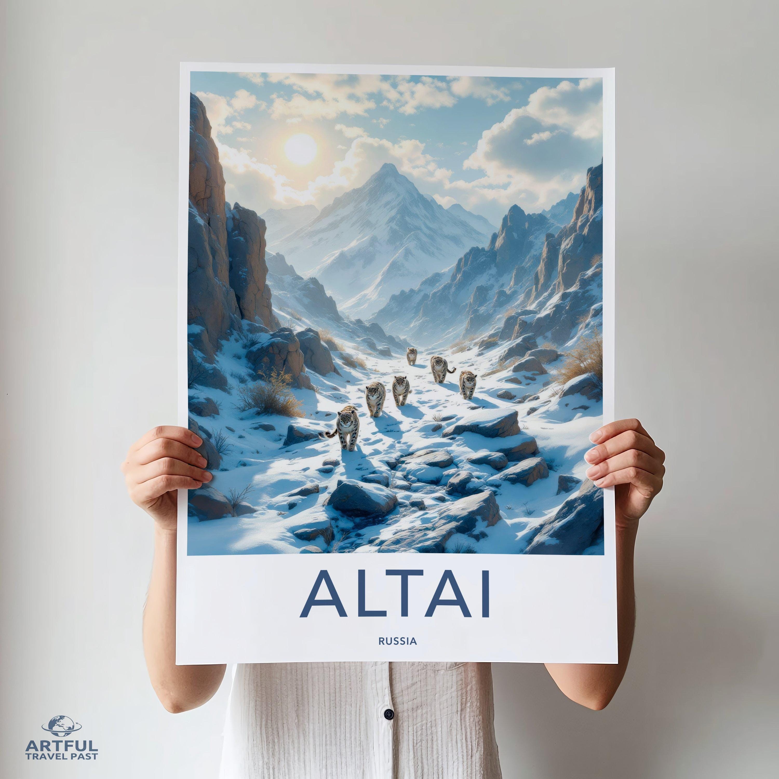 Altai Poster | Russia Wall Art | Eastern Europe Decor