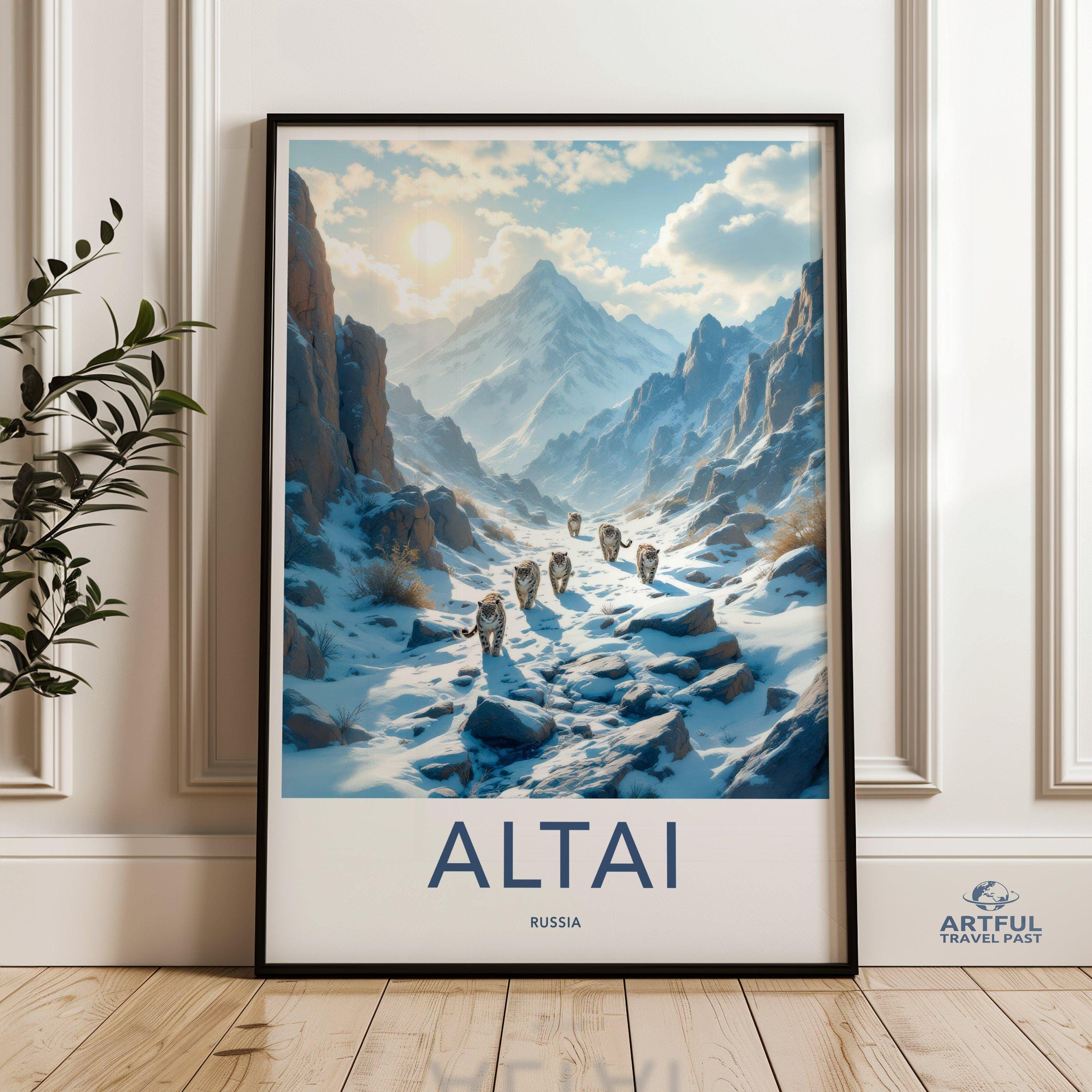 Altai Poster | Russia Wall Art | Eastern Europe Decor