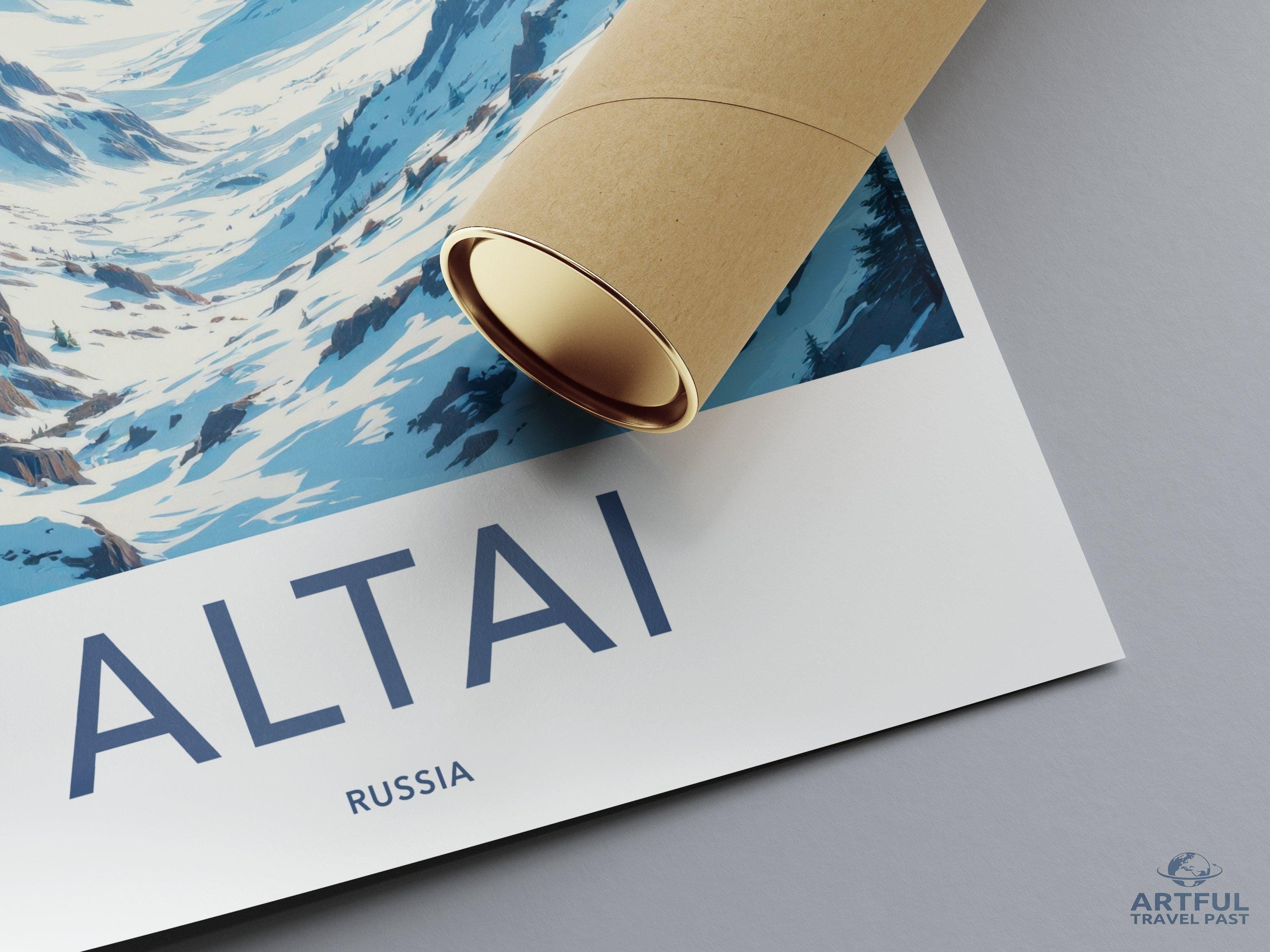 Altai Poster | Russia Wall Art | Eastern Europe Decor