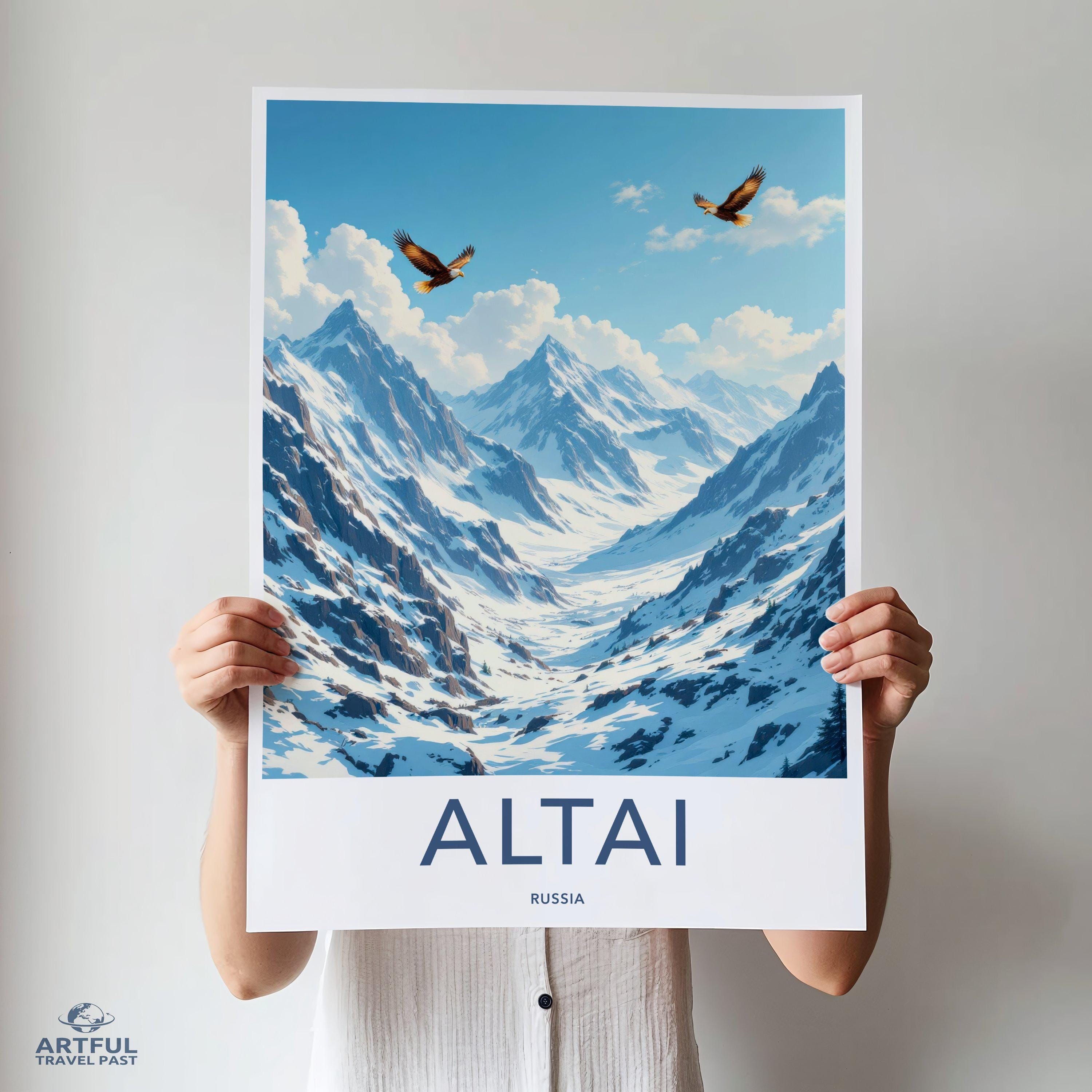 Altai Poster | Russia Wall Art | Eastern Europe Decor