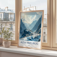 Altai Republic Poster - Russia Travel Art