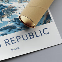 Altai Republic Poster - Russia Travel Art
