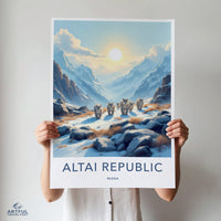Altai Republic Poster - Russia Wall Art