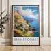 Amalfi Coast Poster | Italian Riviera | Italy Wall Art