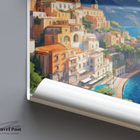 Amalfi Coast Poster - Italy Wall Art