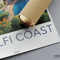 Amalfi Coast Poster - Italy Wall Art