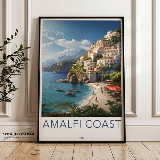 Amalfi Coast Poster - Italy Wall Art