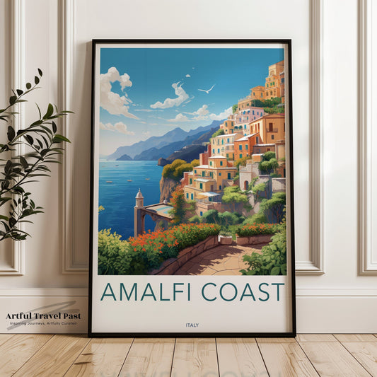 Amalfi Coast Poster - Italy Wall Art