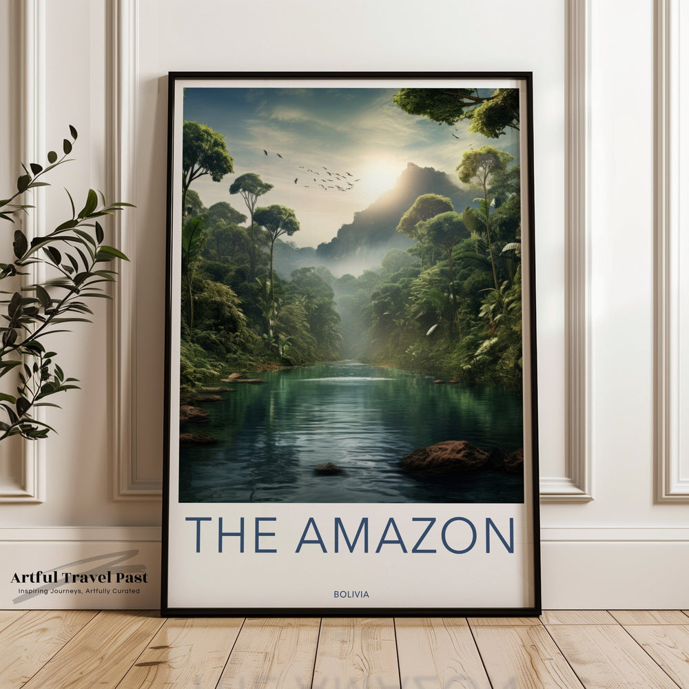 Amazon Rainforest Poster | Bolivia Wall Art
