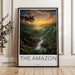 Amazon Rainforest Poster | Brazil Wall Art | South America