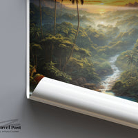 Amazon Rainforest Poster | Brazil Wall Art | South America